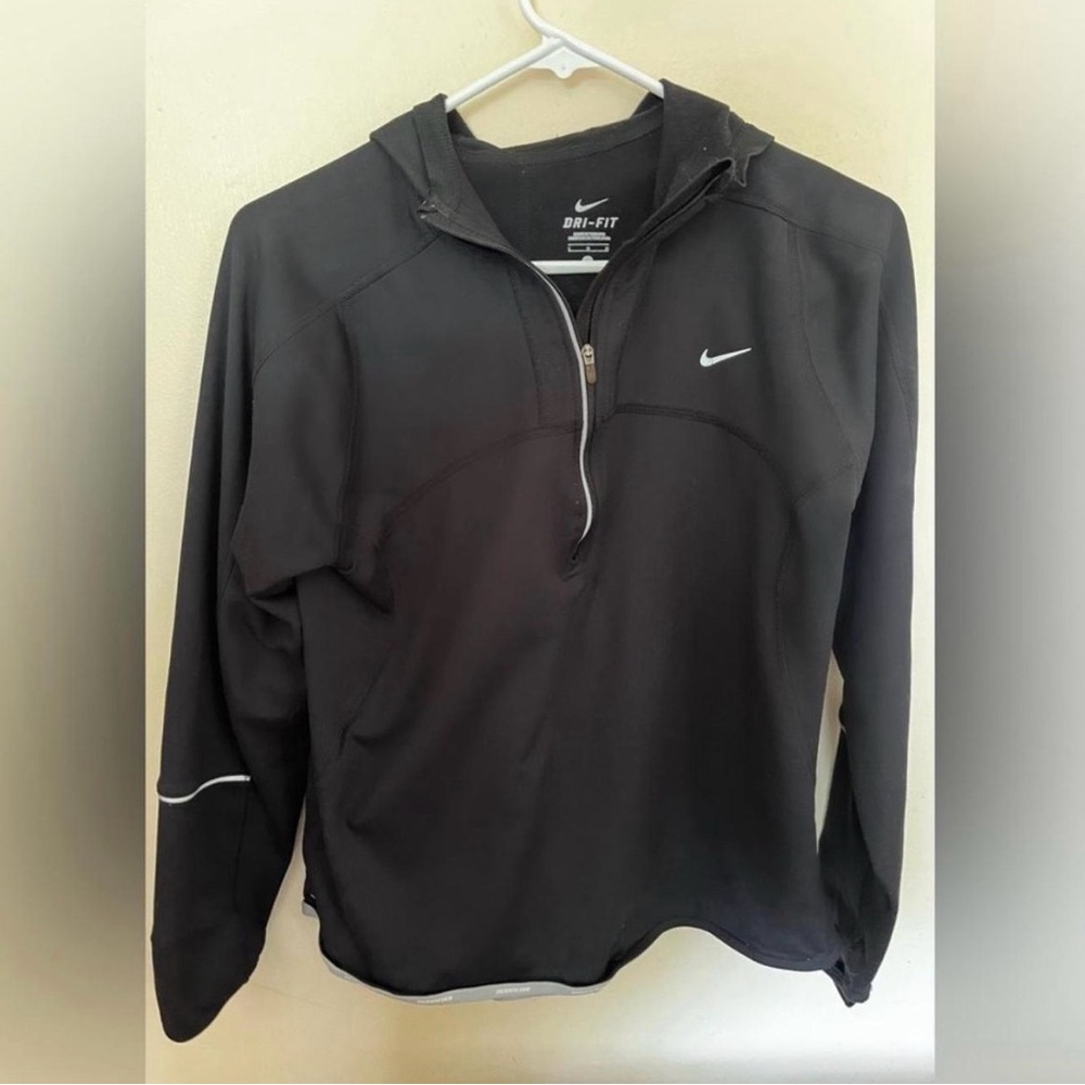 Nike Black Half-Zip Dri-FIT Hoodie